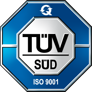 TÜV SÜD ISO 9001:2015 Zertifikat
